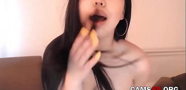  Naughty Asian Girl gets Naked on Webcam